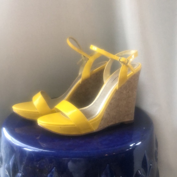 Wedge platform cork summer spring wedding shower buckle sandal Easter Passover - Picture 3 of 11